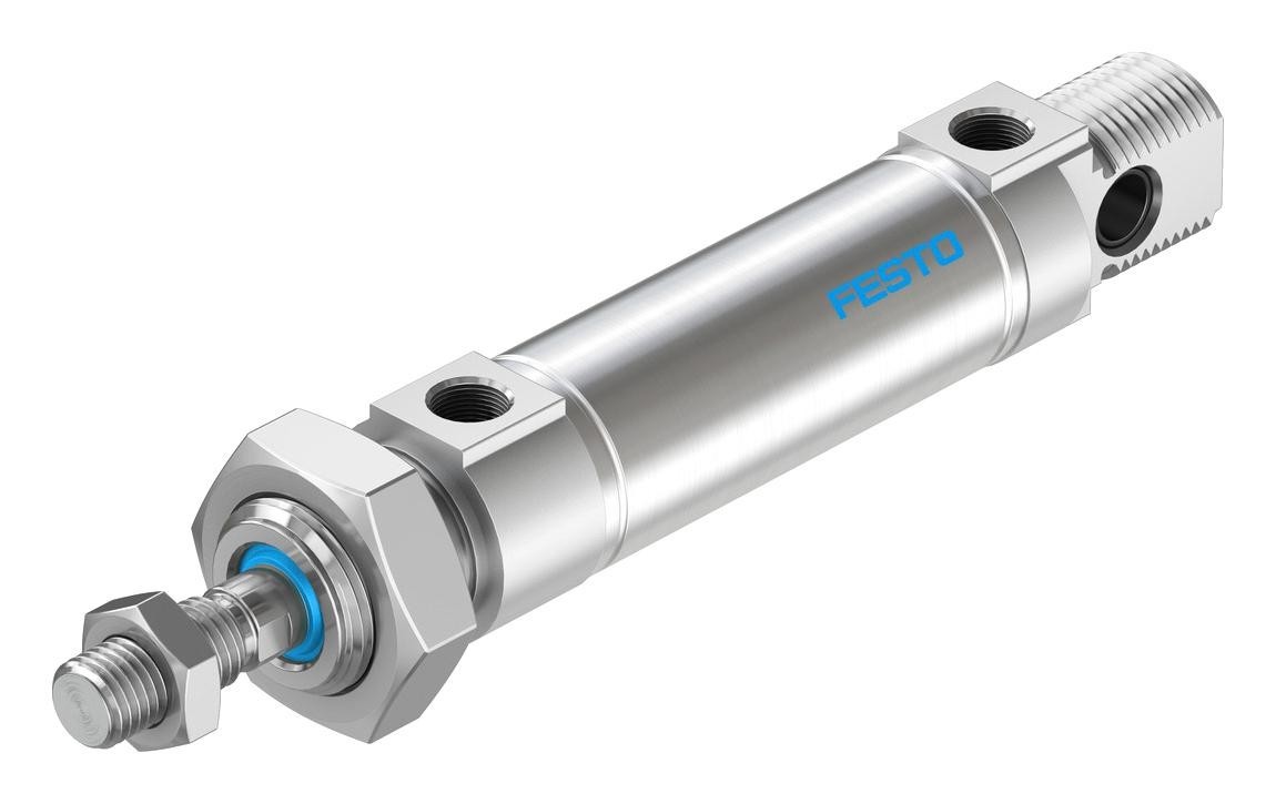 Festo Dsnu-25-30-Pps-A Cylinder, Dbl Acting, 25mm, 10Bar, 30mm