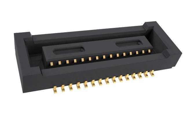 Amphenol Communications Solutions 10164227-0301A1Rlf Mezzanine Connector, Rcpt, 30Pos, 2Row, 0.4mm