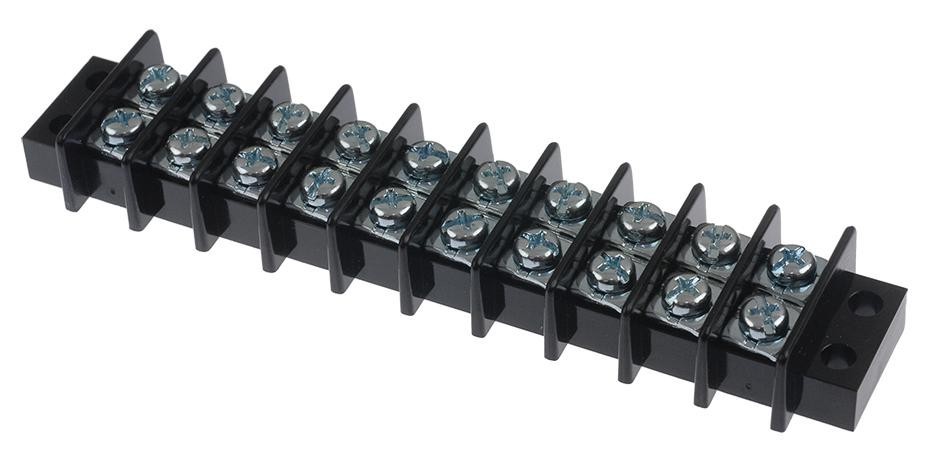 Multicomp Pro Mc24341 Terminal Block, Barrier, 10 Position, 22-14Awg