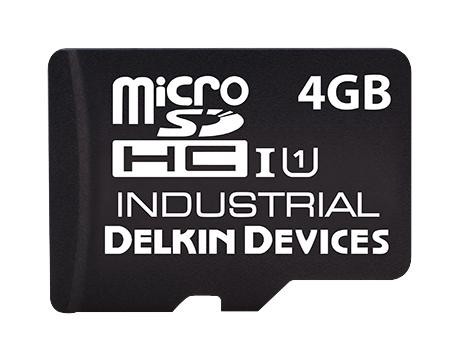 Delkin Devices S304Tlneu-U1000-3 Microsdhc Card, Uhs-1, Cls 10, 4Gb, Slc