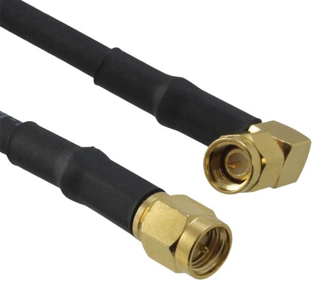 Amphenol RF 135103-04-48.00 Coaxial Cable Assembly, Rg-58, 48In, Black