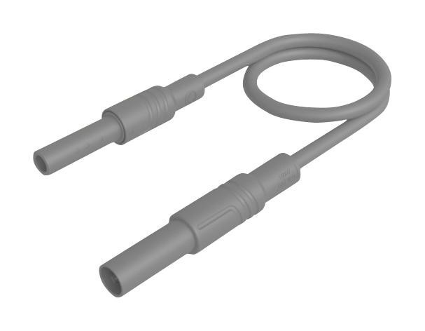 Hirschmann Test And Measurement 934046106 Test Lead, 4mm Plug To Skt, Grey, 1M