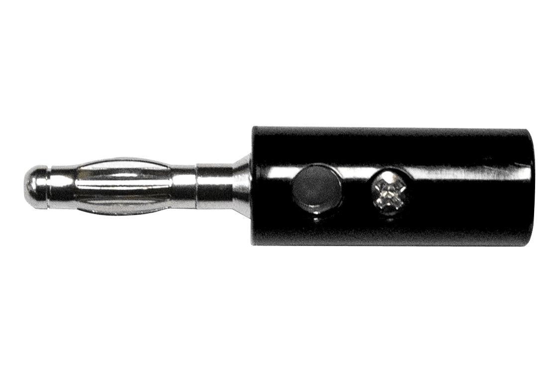 Mueller Electric Bu-00249-0 Connector, Stackable Banana Plug, 15A, Black