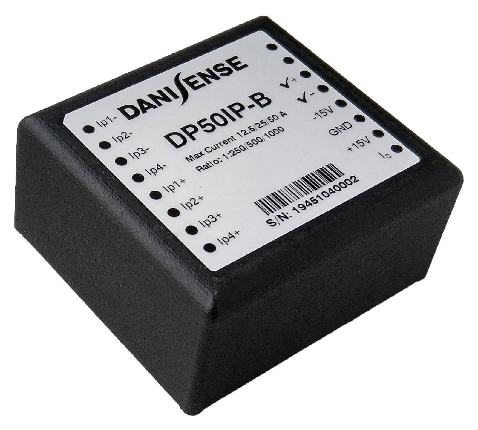 Danisense Dp50Ip-B Current Transducer, 12.5A To 50A, 15.75V
