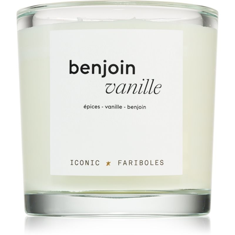 FARIBOLES Iconic Benzoin Vanilla scented candle 400 g