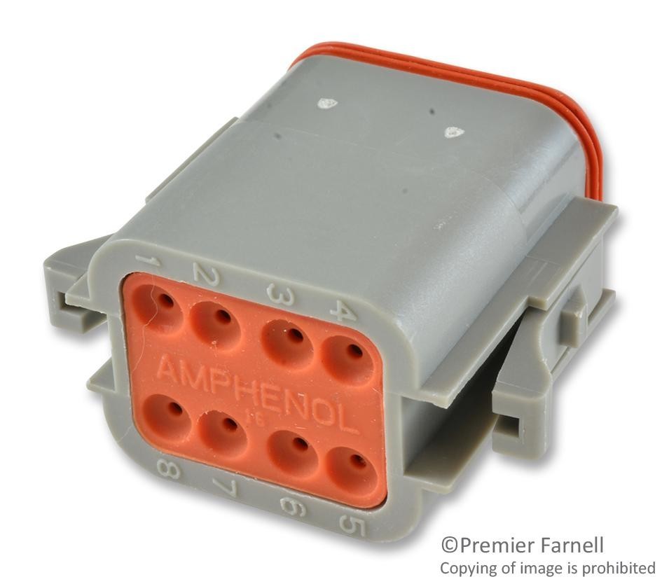 Amphenol Sine/tuchel At06-08Sa Plug, At, 8 Way, Skt