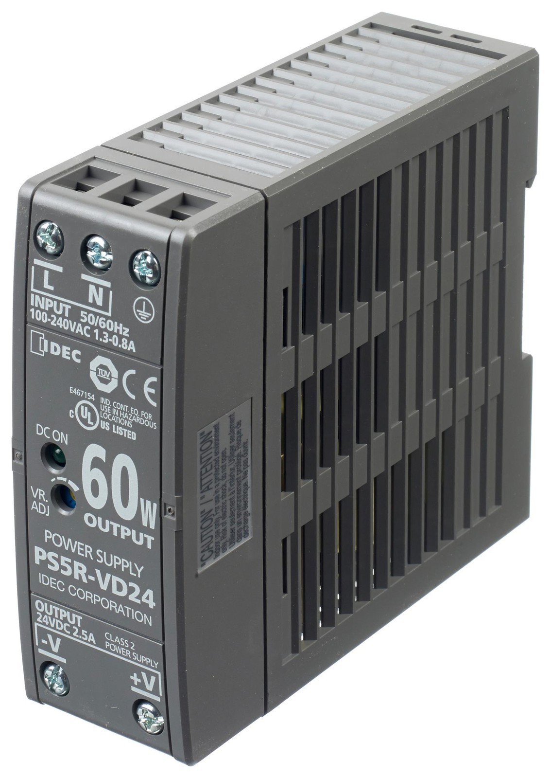 IDEC Ps5R-Vd24 Power Supply, Ac-Dc, 24V, 2.5A