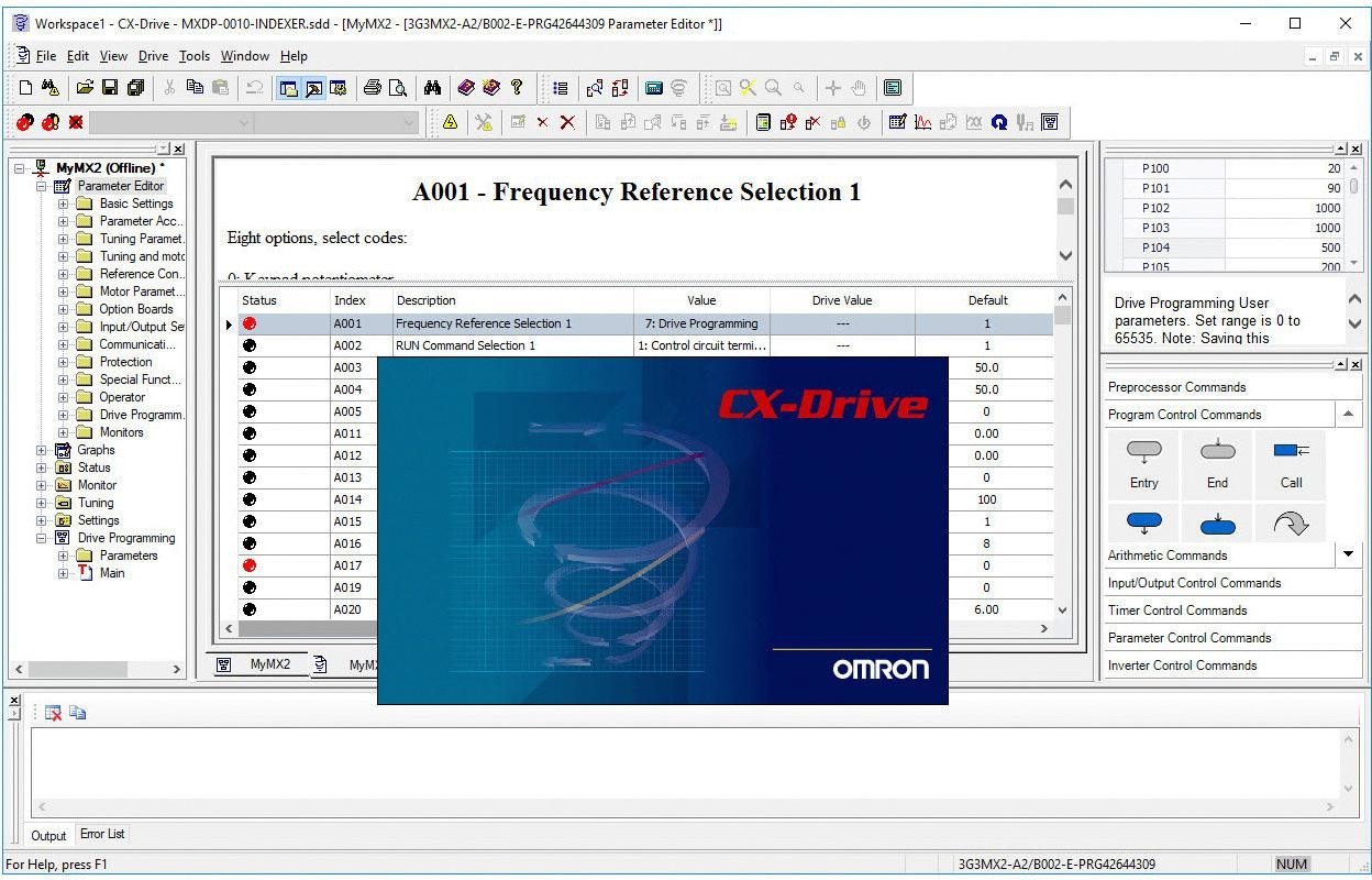 Omron Industrial Automation Cx-Drive 2.9 Software & Starter Kits
