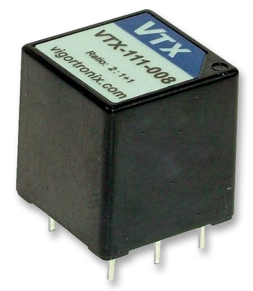 Vigortronix Vtx-111-010 Transformer, Pulse, EnCapacitors, 2: 1
