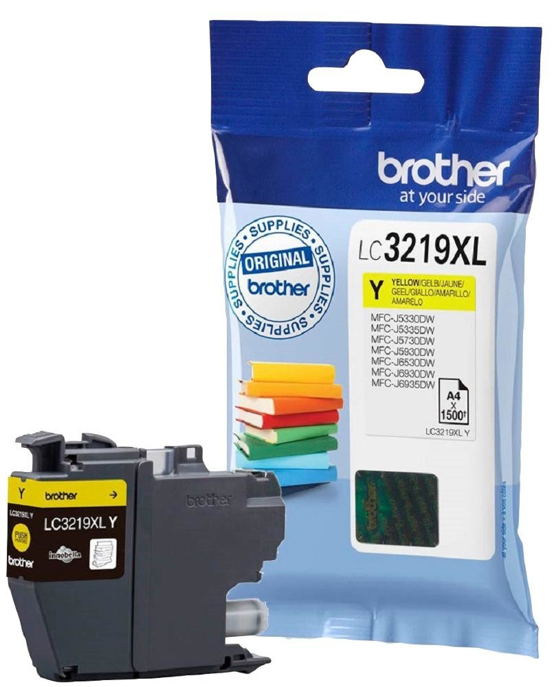 Brother Lc3219Xly Ink Cart, Lc3219Xly, Hi-Capacitor Yellow
