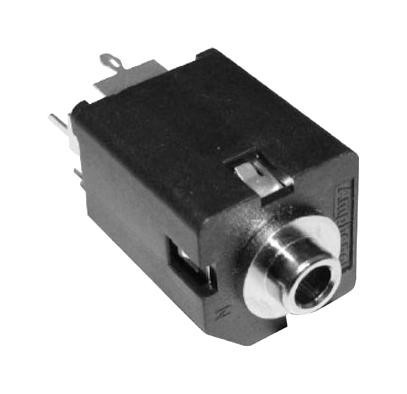 Amphenol Sine/tuchel Acjs-Nv35-3S Audio Connector, Stereo Jack, 3.5mm, Pnl/pcb