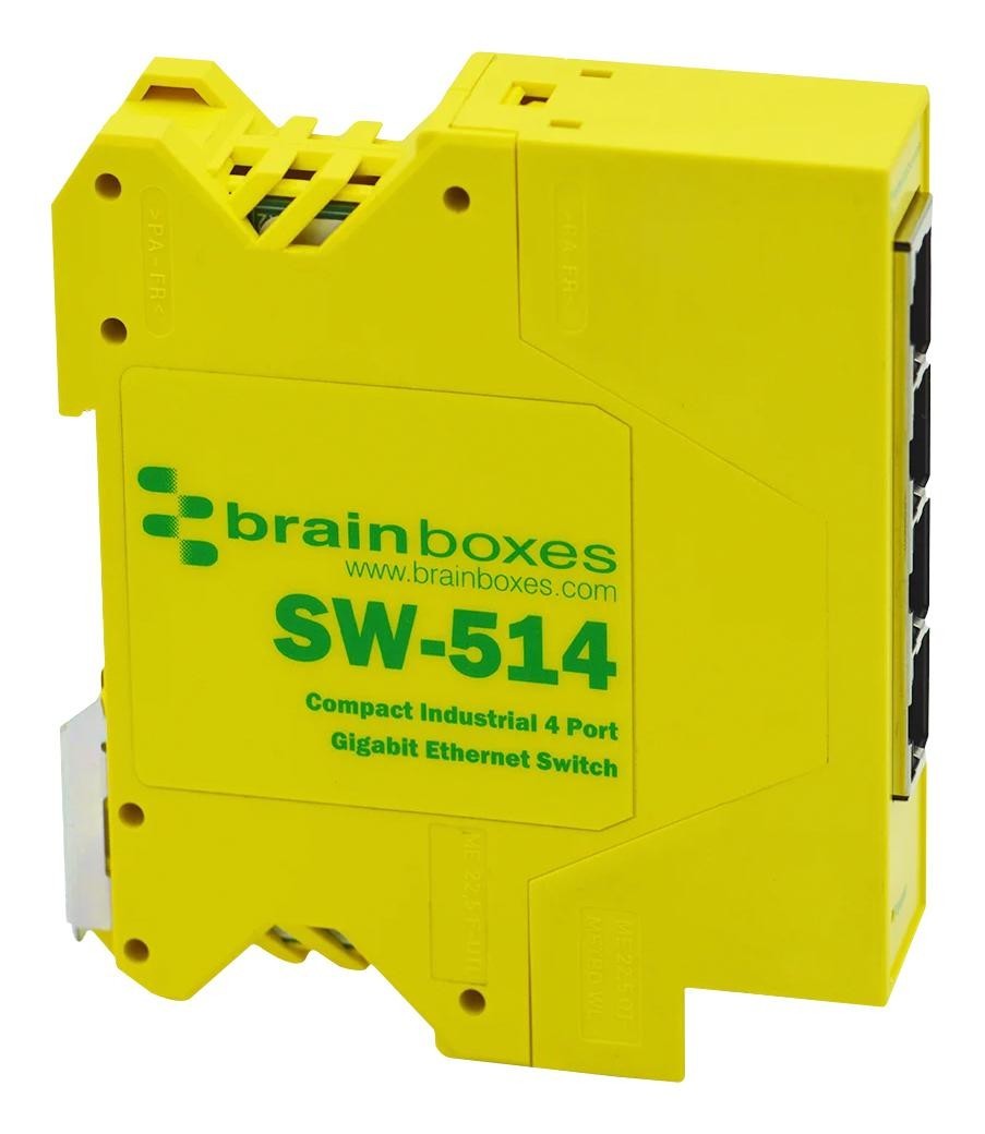 Brainboxes Sw-514. Ethernet Switch, Gigabit, Rj45 X 4