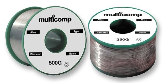 Multicomp 812024 Solder Wire, Lead Free, 0.7mm, 500G