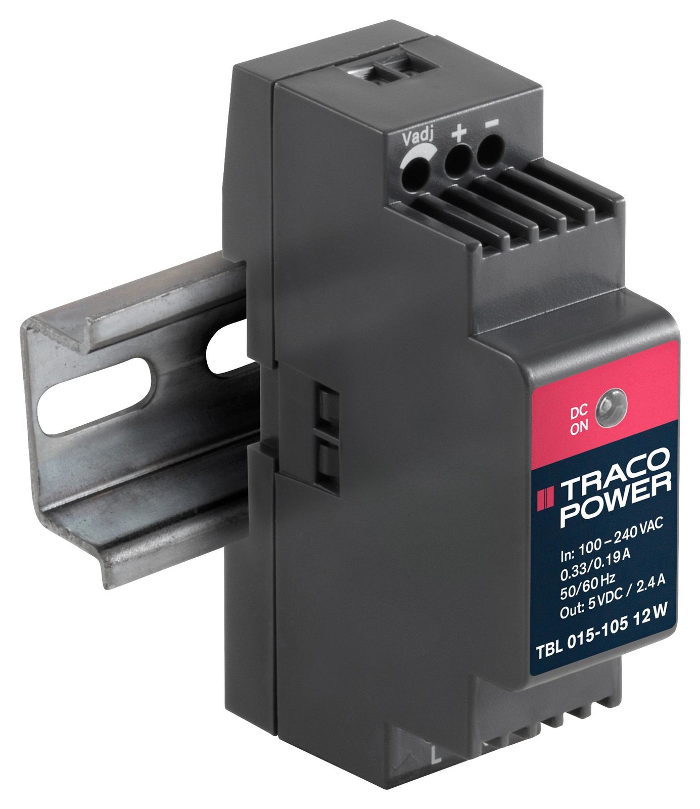 TRACO Power Tbl 015-105 Power Supply, 5V, 12W