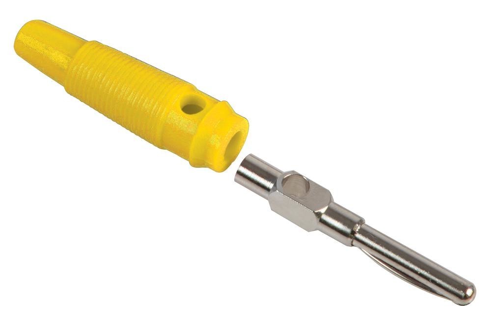 Multicomp 25.412.3 Plug, 4mm, Yellow