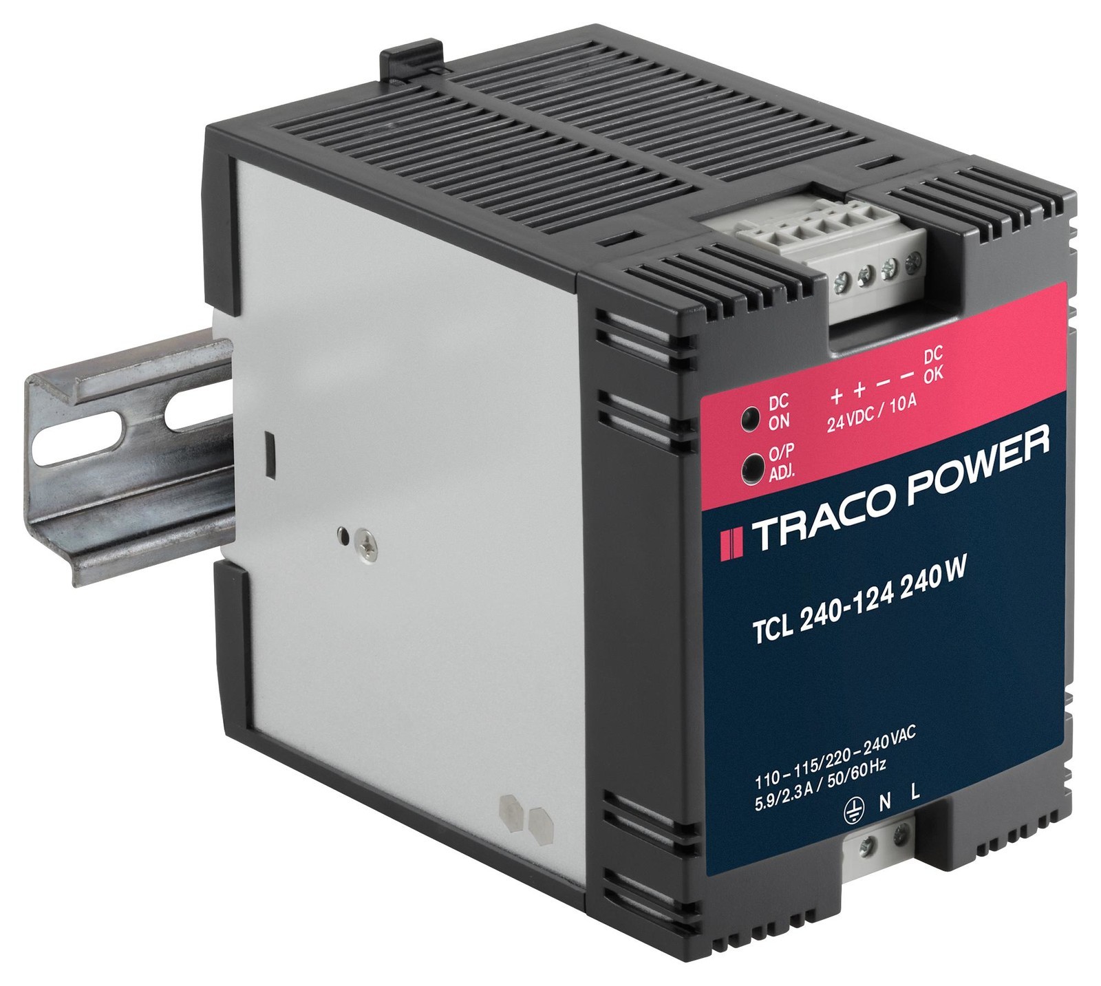 TRACO Power Tcl 240-124 Psu, Ac/dc, 10A, 240W, Din