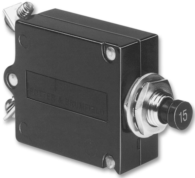 Potter & Brumfield Relays / Te Connectivity W23-X1A1G-10... Thermal Circuit Breaker, 1P, 10A, 240Vac