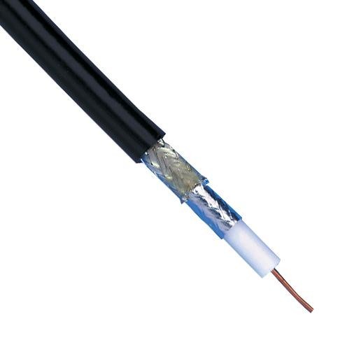 Belden 1694A Coax Cable, Rg6/u, 18Awg, Black, Per M