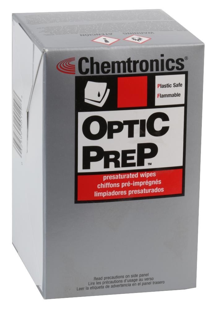 Chemtronics Cp400 Wipes, Presaturated, G/purpse, Bx50,pk50