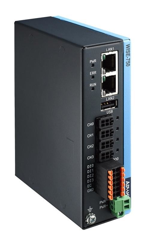 Advantech Wise-750-02A1E Gateway, 4 Ports, Din Rail