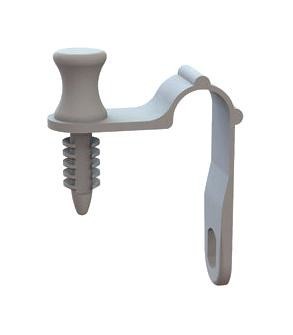Essentra Components 22Qcc187250 Cable Clamp, Push In, Nylon 6.6, Natural