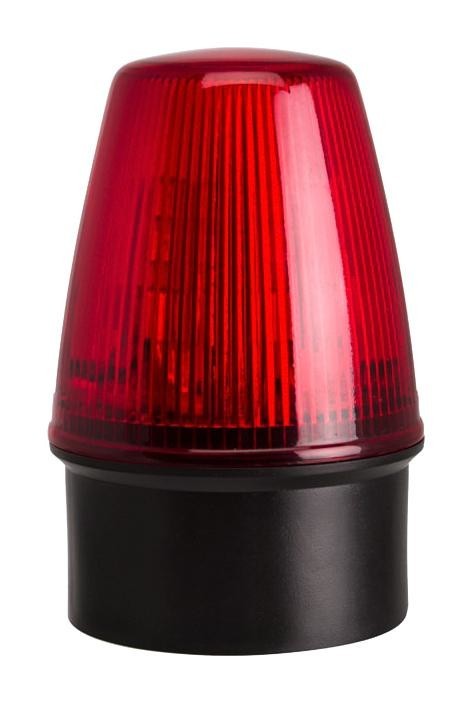 Moflash Signalling Led100-02-02 Beacon, Red, Continuous/flashing, 30V
