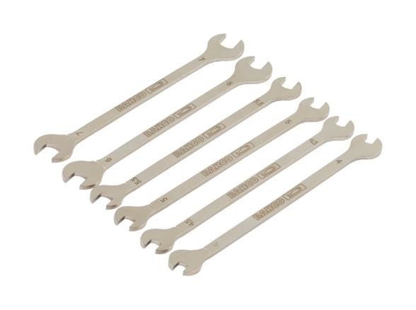 Bahco 1933M/6T Spanner Set, Open, 6Pc