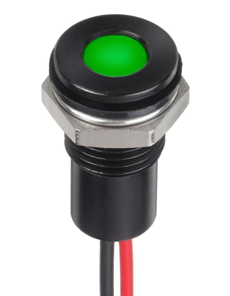 APEM Q8F5Bzzryg12E Led Panel Indicator, 8mm, Red/yel/grn