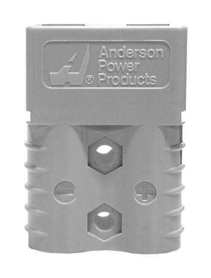 Anderson Power Products P6810G1-Bk Connector Housing, Plug, 2Pos