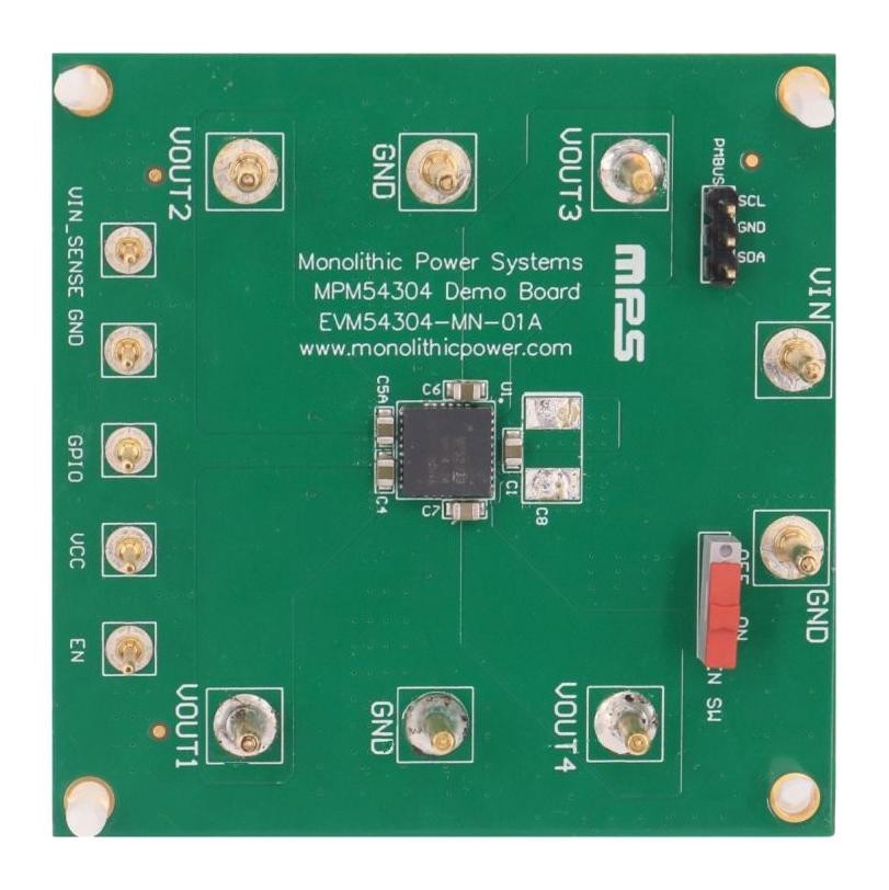 Monolithic Power Systems (Mps) Evm54304-Mn-01A Power Management Development Board