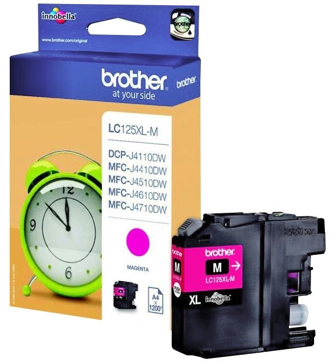 Brother Lc125Xlm Ink Cart, Lc125Xlm, Magenta, Brother