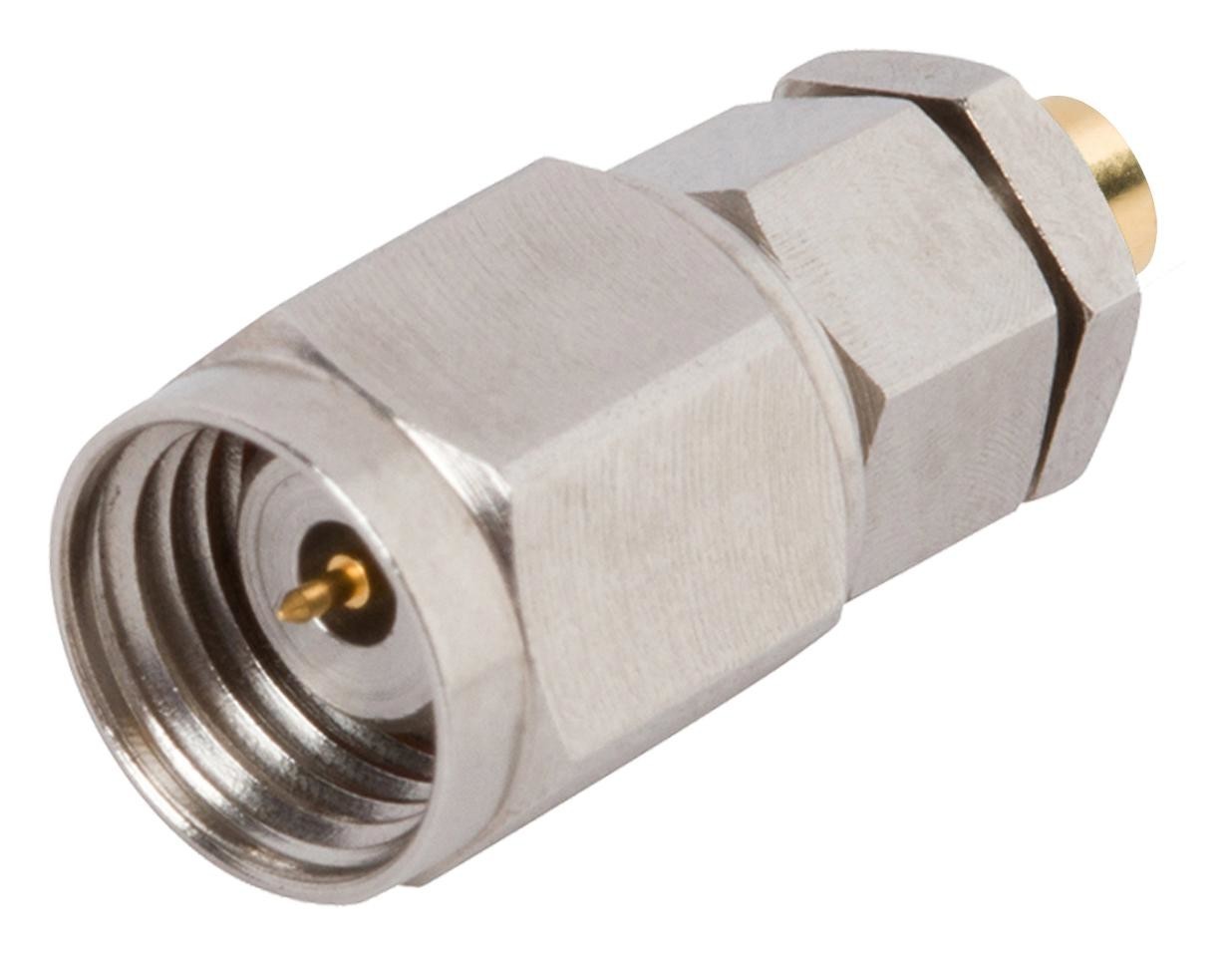 Amphenol SV Microwave 1611-60028 Rf Coax Connector, 2.4mm Plug, Cable, 50 Ohm