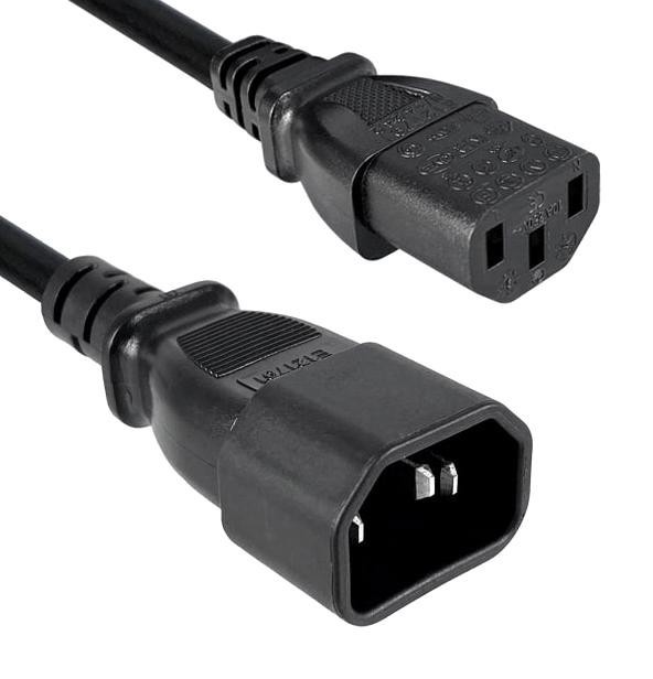 Qualtek Electronics 319004-T01 Power Cord, Iec 320 C14 To C13, 98