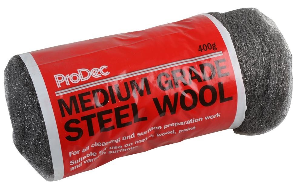 Prodec Steel Wool, Grade 1 Medium Grade 1 Steel Wool
