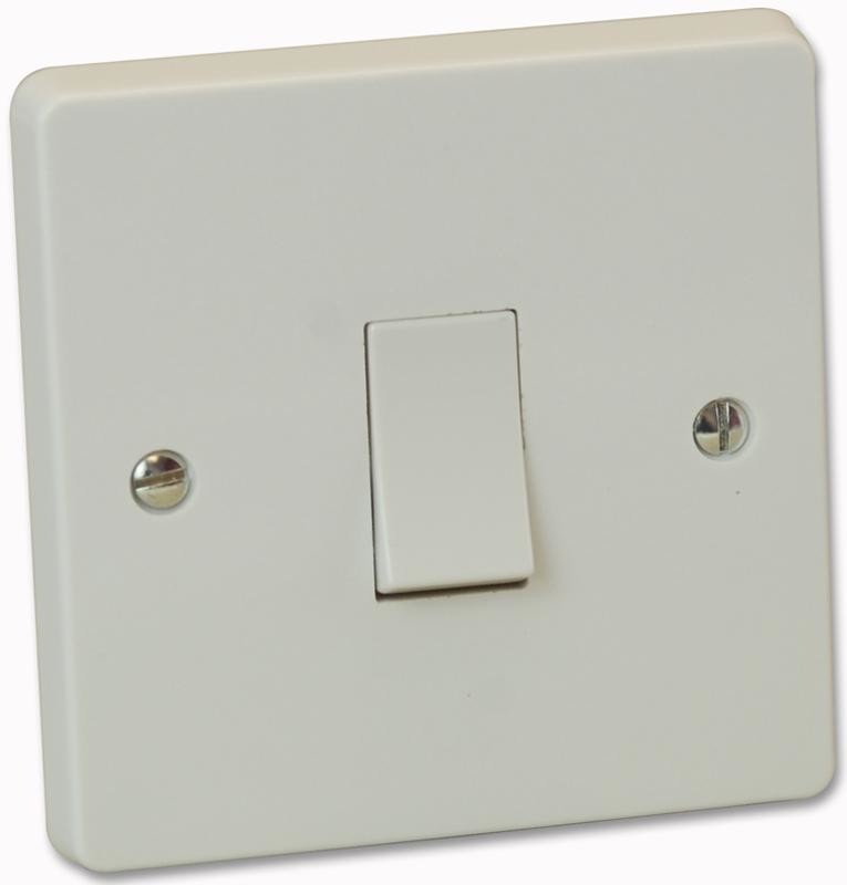 Crabtree 4070 1G1W Plate Switch 10A