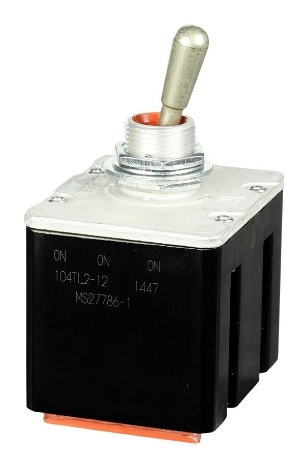 Honeywell 102Tl2-3 Toggle Switch, Dpdt, 20A, 277Vac/250Vdc