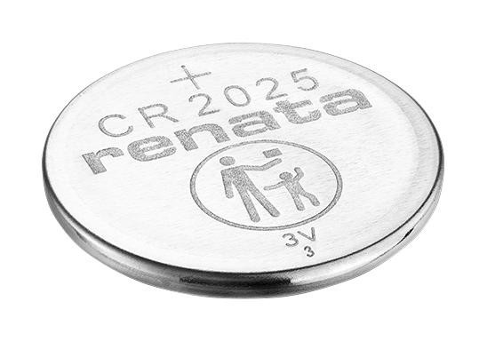 Renata Cr 2025 Mfr (1Bl) Cell, Lithium, Button, 3V