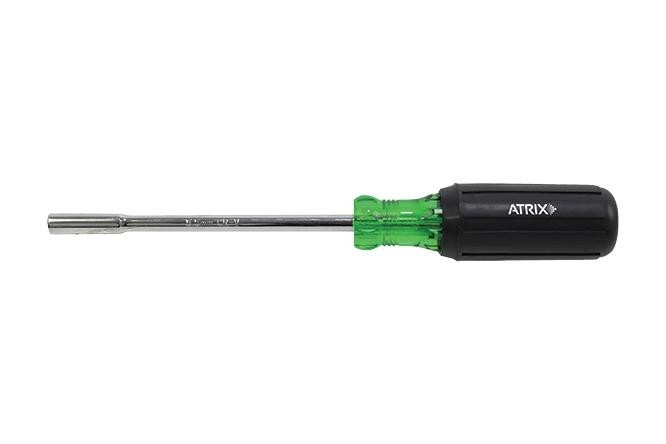 Atrix International Ati55M Magnetic Nutdriver, 5.5mm X 127mm Shaft X 240mm Oal