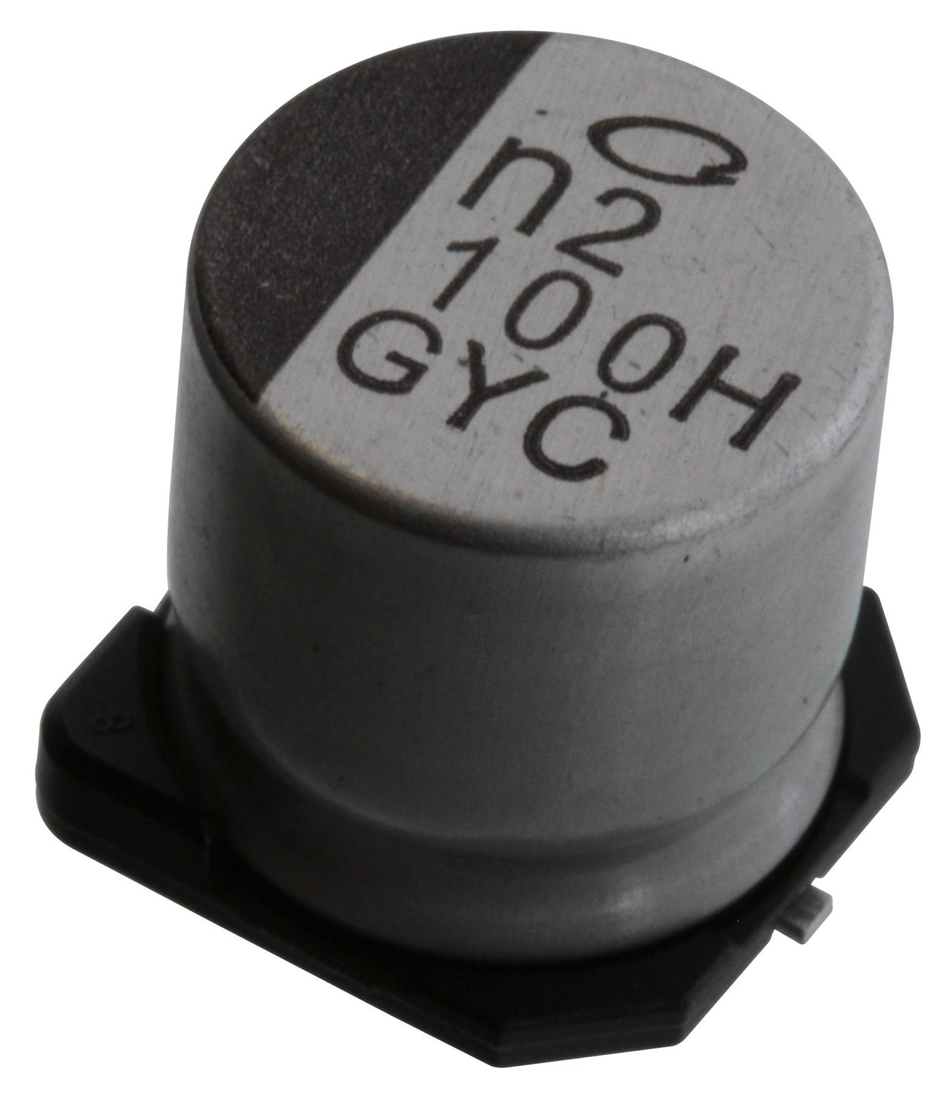 NIchicon Gyc1H101Mcq1Gs Capacitor, 100Uf, 50V, Alu Elec, Hybrid, Smd