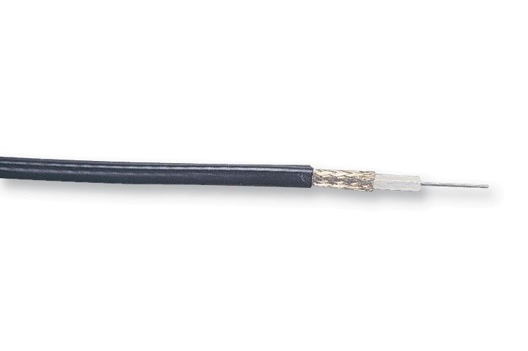 Belden Mrg5800 Coax Cable, Rg58/u, Black, 50 Ohm, Per M