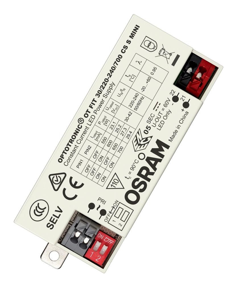 Osram Ot-Fit-30/220-240/700-Cs-S-Mini Led Driver, Constant Current, 42V, 29W