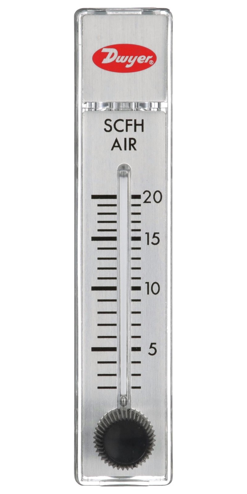 Dwyer Rma-6-Ssv Air Flowmeter, 100Psi, 20Scfh, 1/8