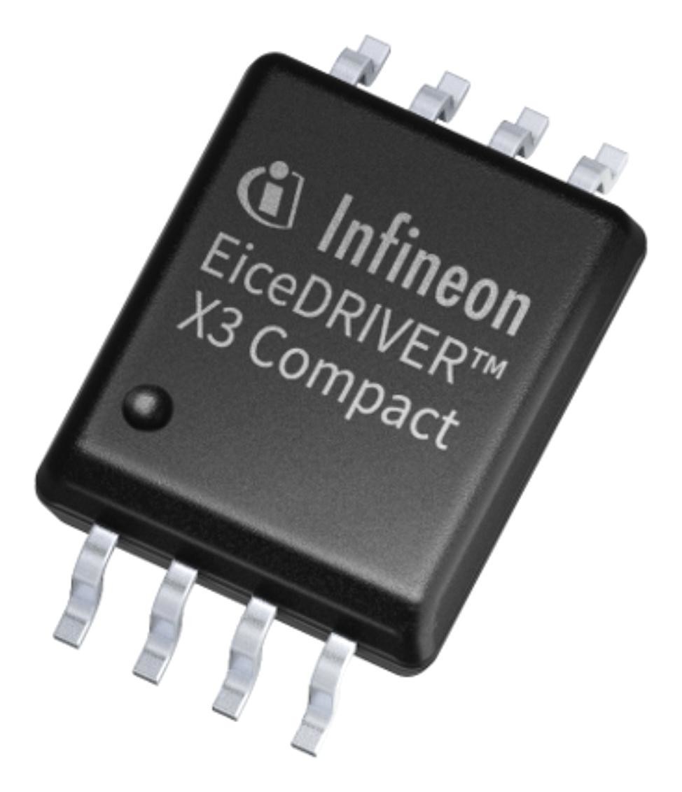 Infineon 1Ed3121Mc12Hxuma1 Gate Driver Ic, 3.1-15V, 1-Ch, Dso, 5.5A
