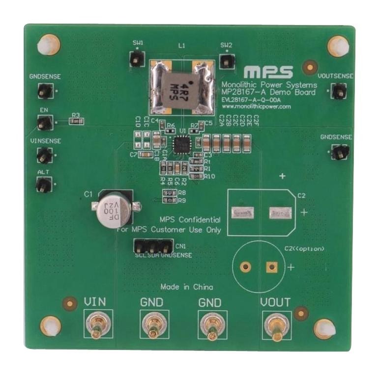 Monolithic Power Systems (Mps) Evl28167-A-Q-00A Eval Board, Sync Buck-Boost Conv