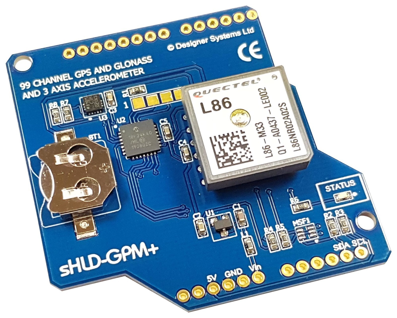 Designer Systems Shld-Gpm+ Gpm/gnss Shield, Arduino & Raspberry Pi?