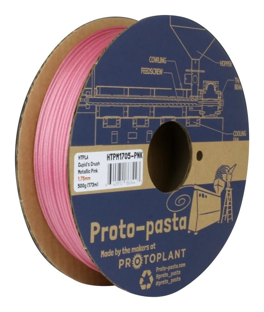 Protopasta Htpm1705-Pnk 3D Filament, 1.75mm, Htpla, Pink, 500G