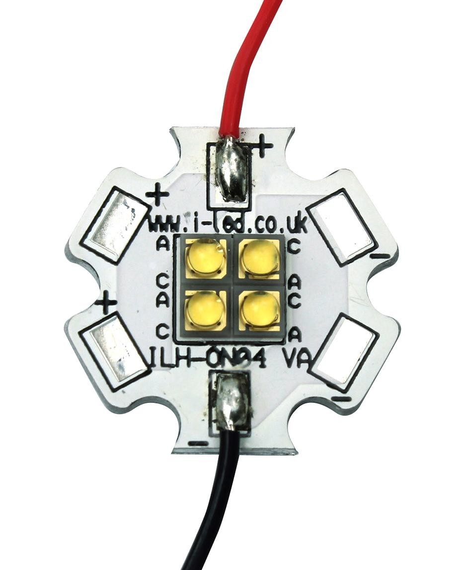 Intelligent Led Solutions Ilh-On04-Yell-Sc211-Wir200. Led Module, Yellow, 590Nm, 284Lm, 3.24W