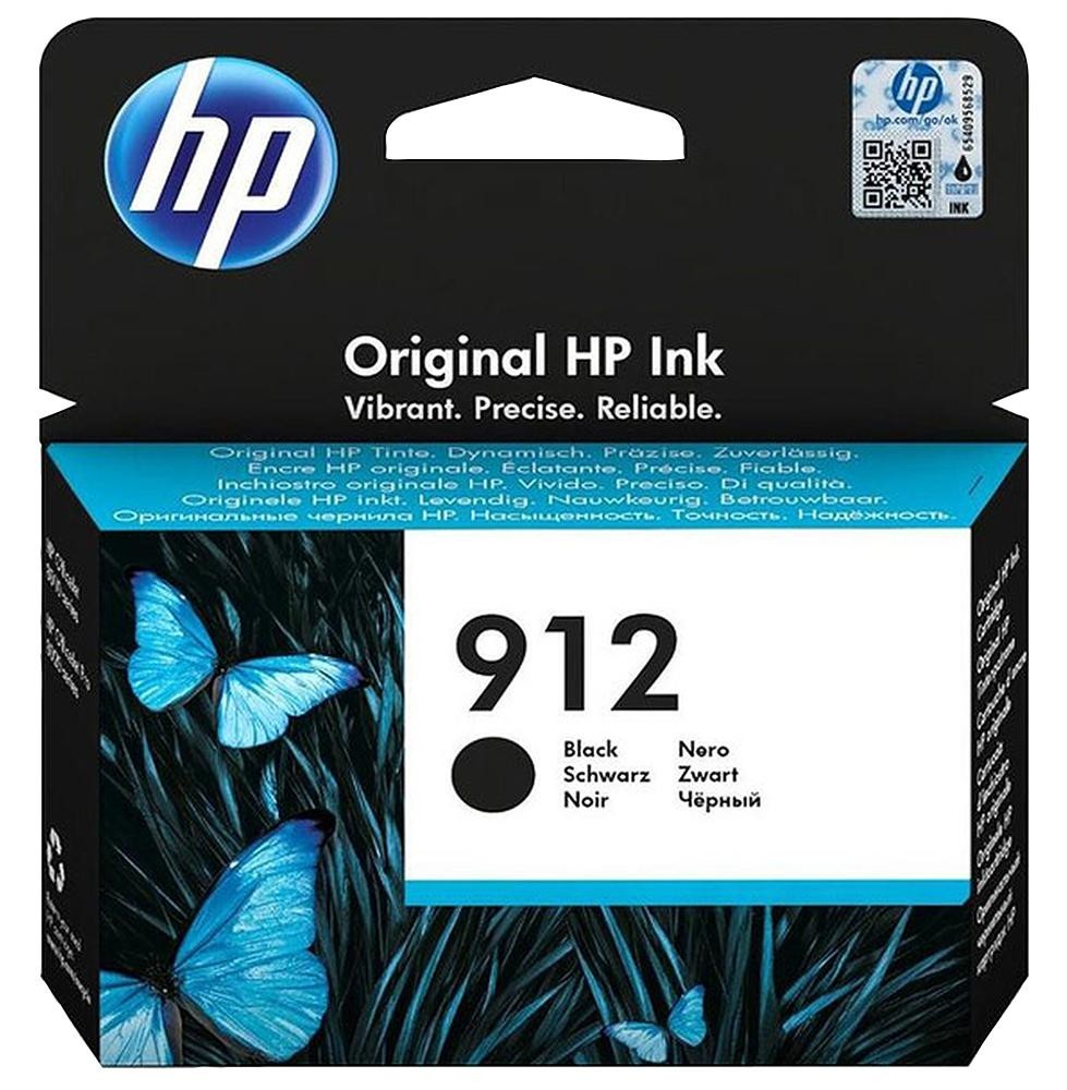 Hewlett Packard 3Yl80Ae Ink Cart, 3Yl80Ae, No 912 Black