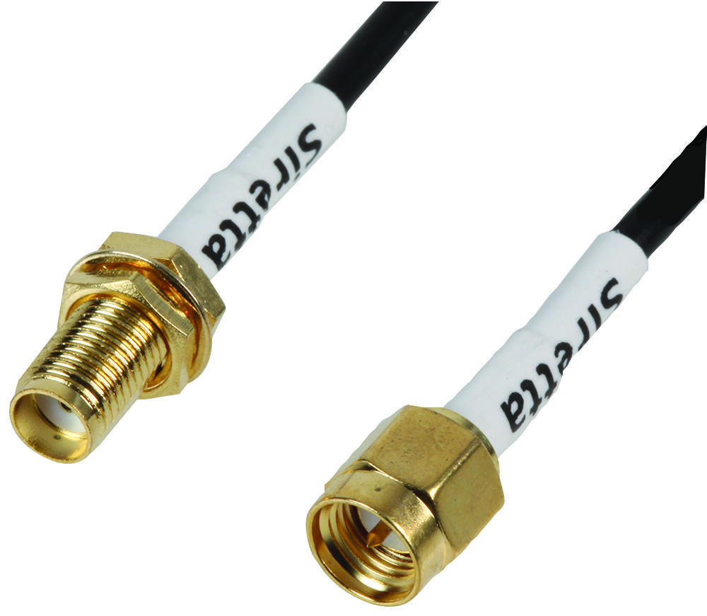 Siretta Asma010X174S11 Cable Assy, Sma Plug-Blkhd Rcpt, 100mm