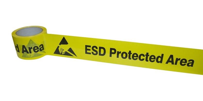 Desco Europe/vermason 210300 Tape, Esd, Warning, 75mm